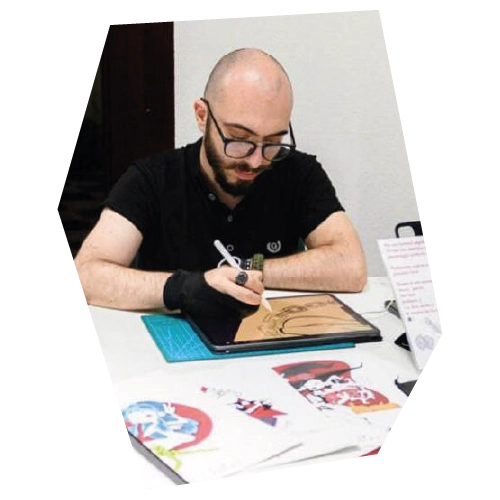 FUSCO - Espositori e Artist Alley - BRICIOLE - Festival del fumetto di Santena TO - 22/23 Novembre